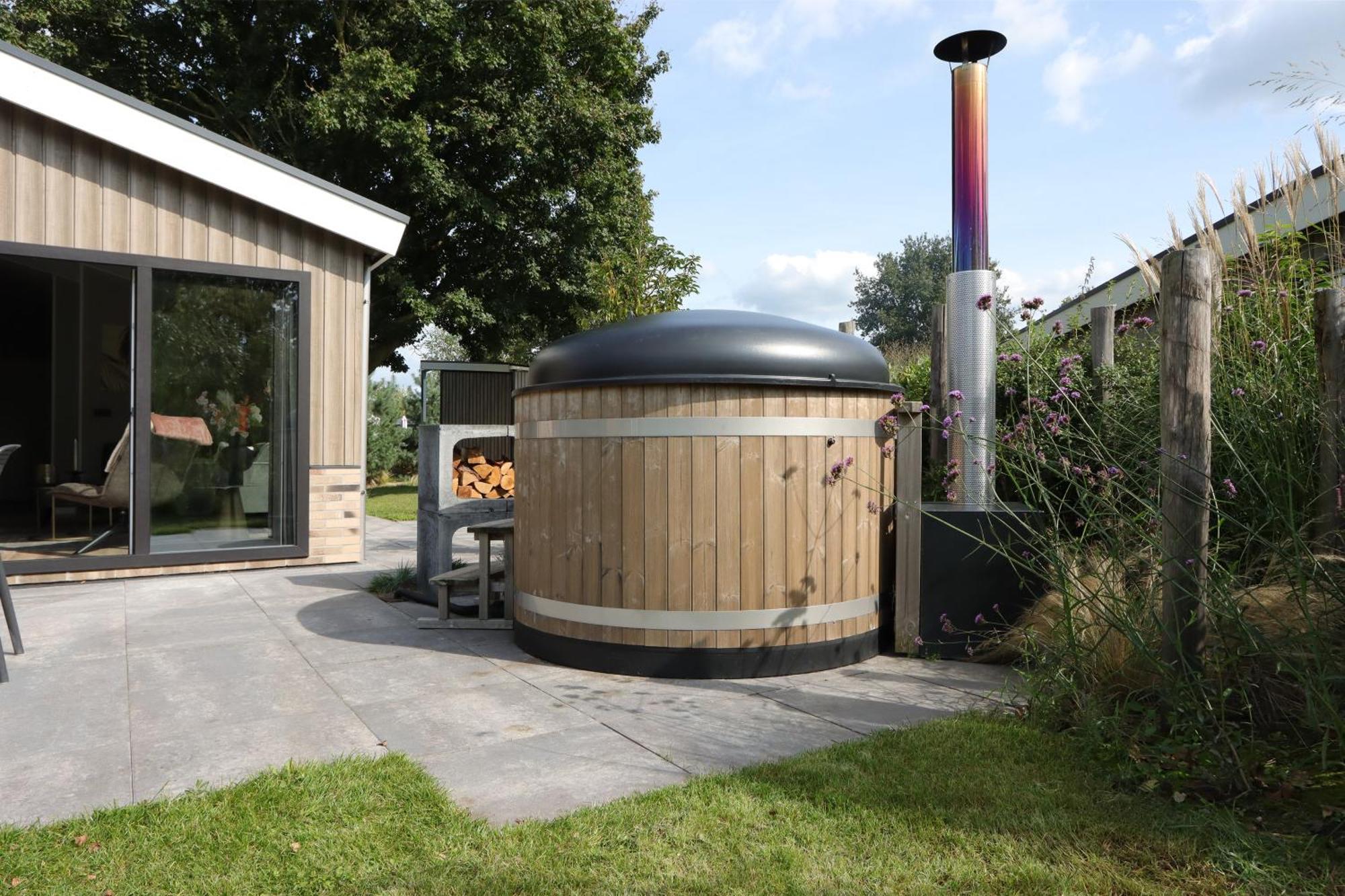 Wellness Chalet Veluwemeer Biddinghuizen Exterior foto