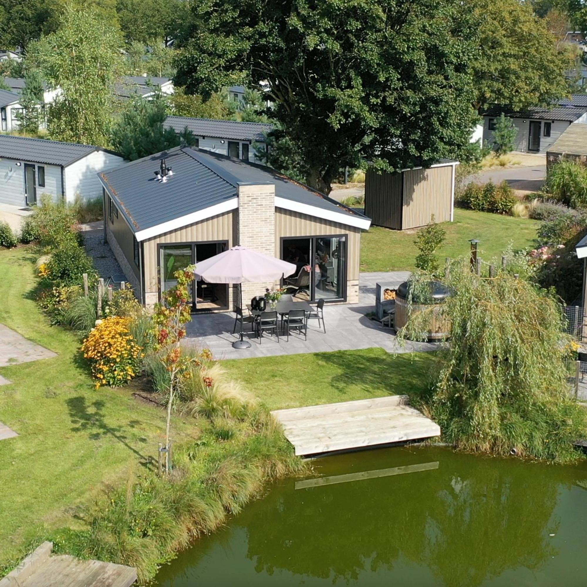 Wellness Chalet Veluwemeer Biddinghuizen Exterior foto